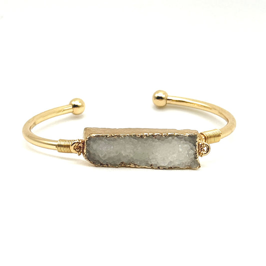 Clear Quartz Bangle