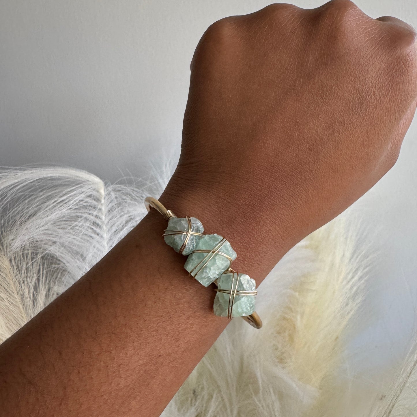 Amazonite Aura Bangle