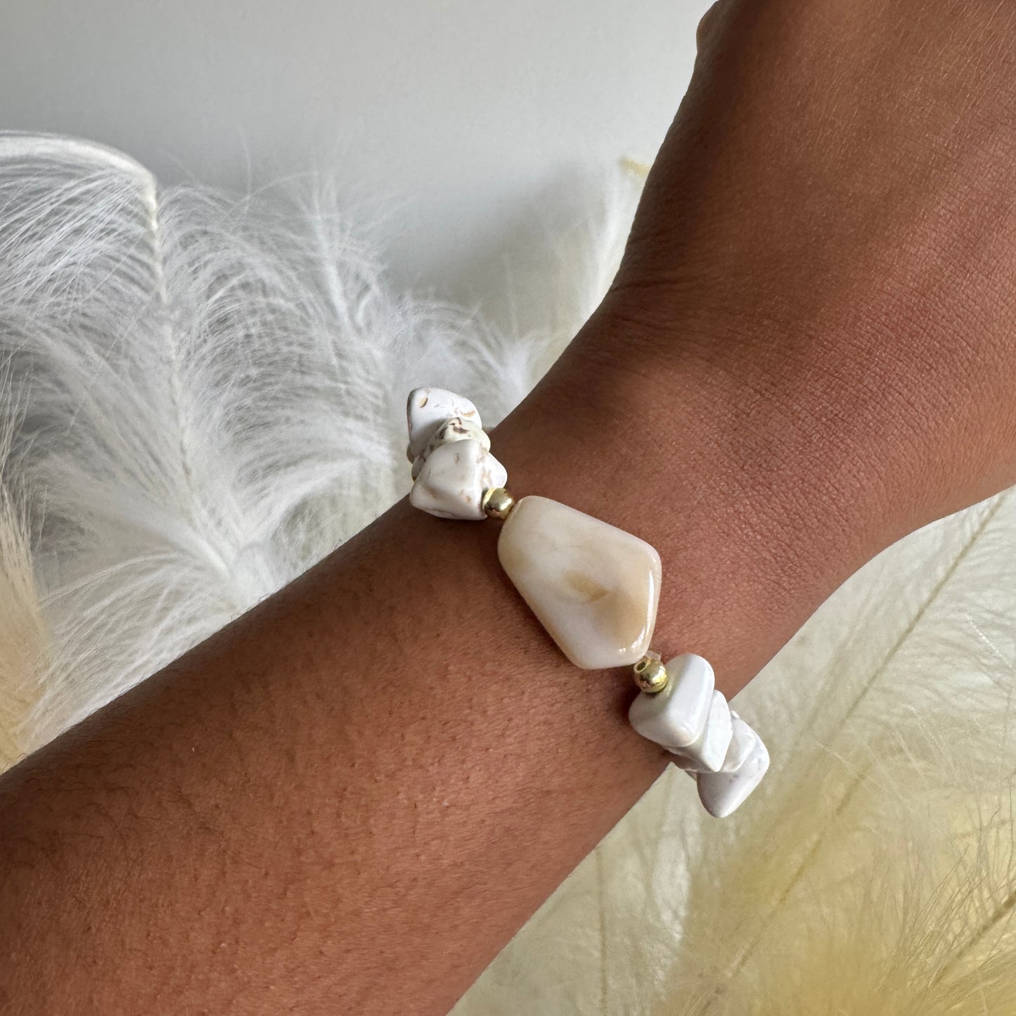 Lunar Howlite Bracelet