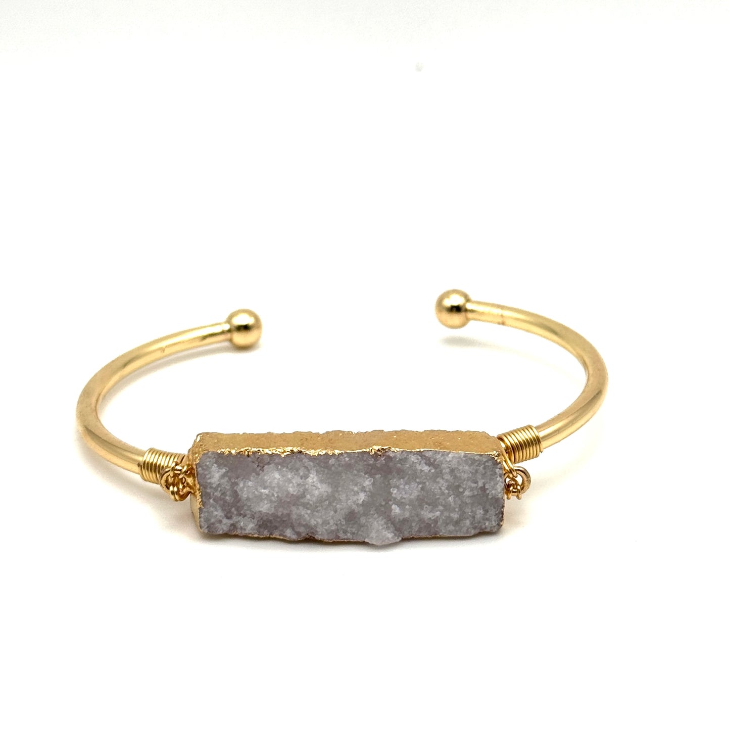 Celestial Chalcedony Bangle